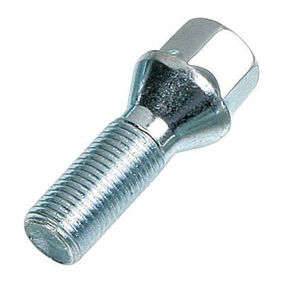 Wheel bolt M12x1.5x43 Conical H17 Silver