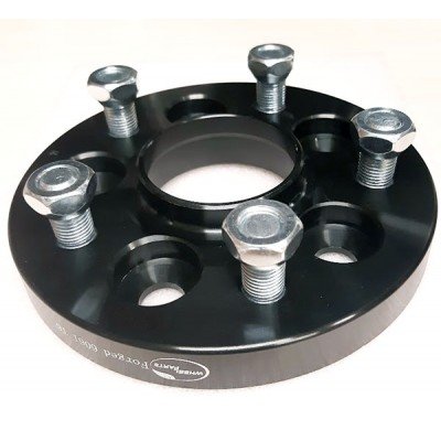 PCD change adapter from 5x114.3(auto) - to 5x112(wheel) | 15mm | 71.5/57.1 | Black edition | 12x1.5