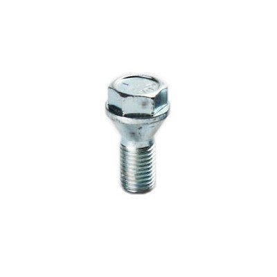 Wheel bolt M12x1.25x24 Conical H17 Silver