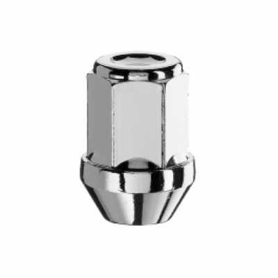 Wheel lug nut M14x1.5x33 Conical H19 Silver