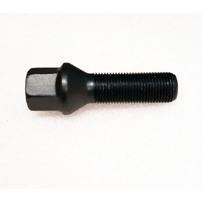 Wheel bolt M14x1.25x38 Conical H17 Black