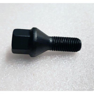 Wheel bolt M12x1.5x26 Conical H17 Black