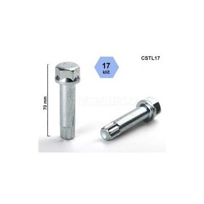 Llave perno tipo estrella  H17 plata