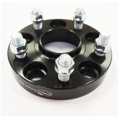 Dystans koła do Chrysler, Dodge 5x115 | 25mm | 71.5/60.1 | 14x1.5 | przykręcany | czarna seria