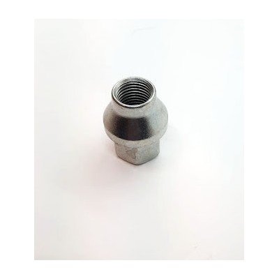 Wheel lug nut M12x1.25x36 Conical H19 Silver