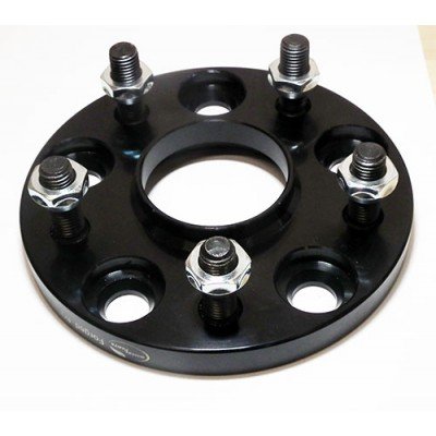 Wheel adapter hubcentric Nissan, Subaru,..  5x114.3 | 15mm | 66.1/56.1 | 12x1.25 | Black edition