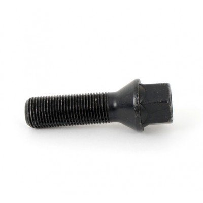 Wheel bolt M14x1.5x50 Ball seat H17 Black R13
