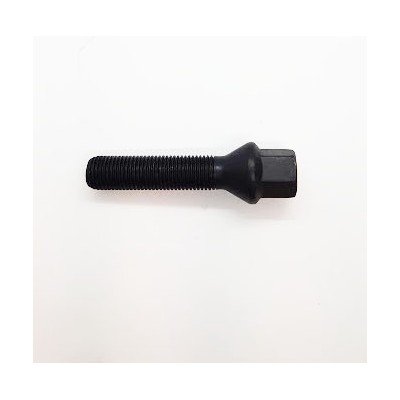 Wheel bolt M12x1.5x50 Conical H17 Black