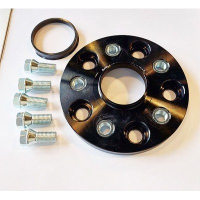 Adaptery zmieniające rozstaw śrub z 5x114.3(piasta) na 5x112(koło) | 18mm | 71.5/57.1 | 12x1.5 | czarna seria